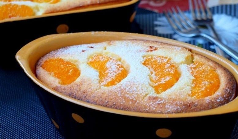 Нежная творожная запеканка с мандаринами для уютного завтрака