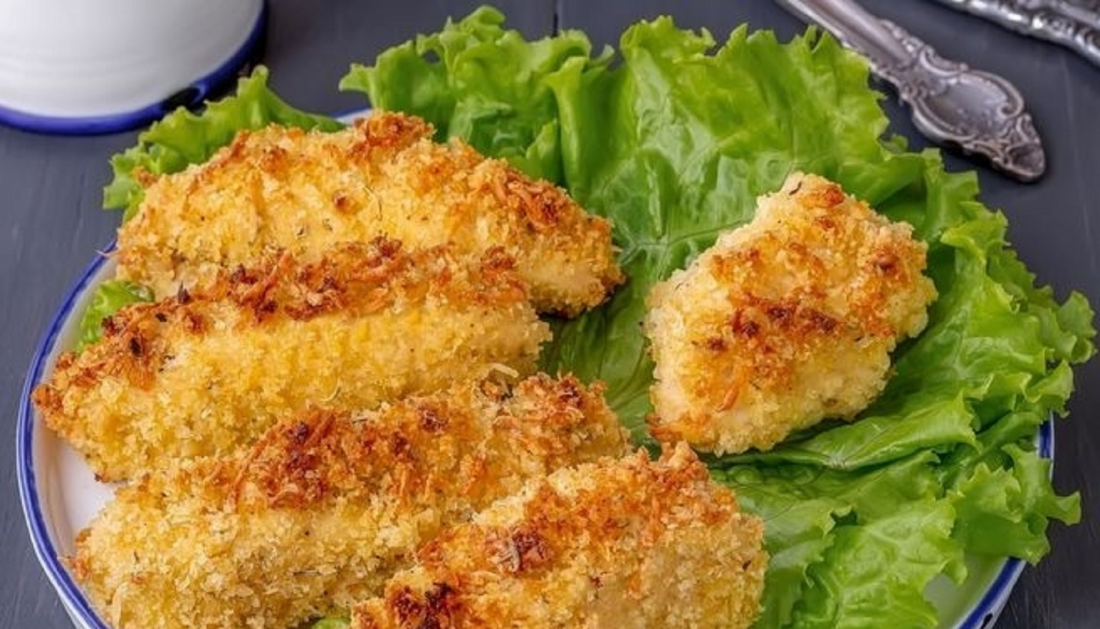 Куриные кусочки в сырно-кукурузной панировке: полезный фастфуд для всей семьи