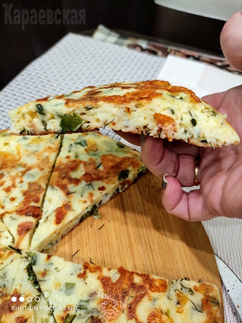 Необычная сыро-сметанная лепешка, которая удивит даже гурманов