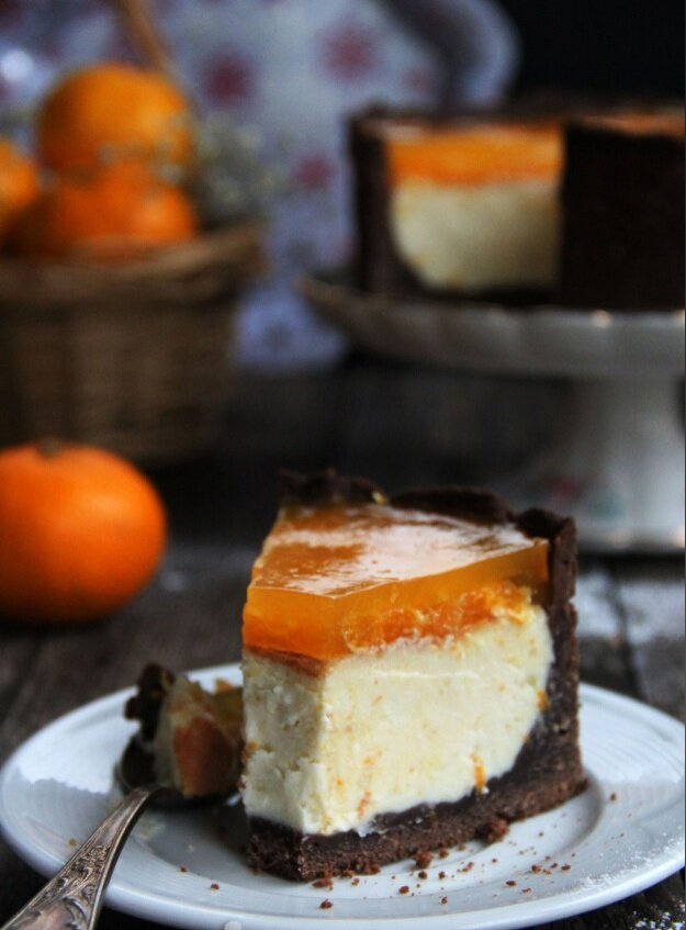 Завораживающий мандариновый чизкейк: шаг за шагом к кулинарному шедевру