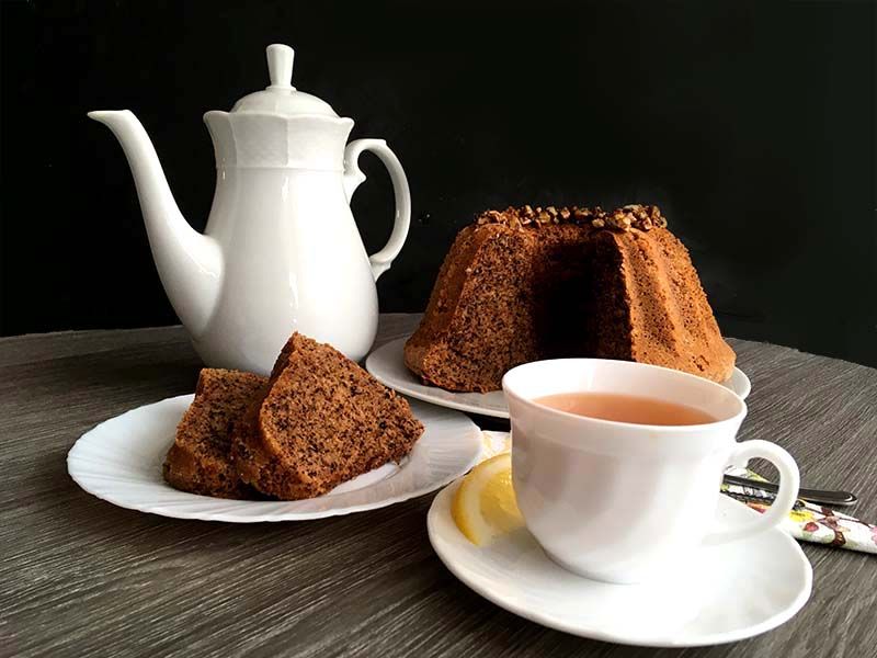 Нежный ореховый манник для уютного чаепития