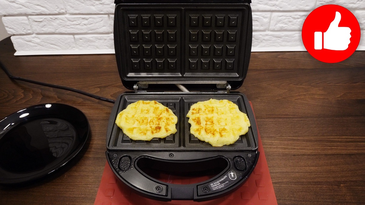 Необычные вафли из картофельного пюре для уютного чаепития