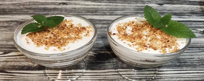 Вдохновляющий Кето десерт из сметаны за считанные минуты