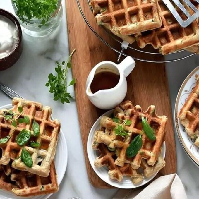 Изумительные овощные вафли: идеальный выбор для любого приема пищи