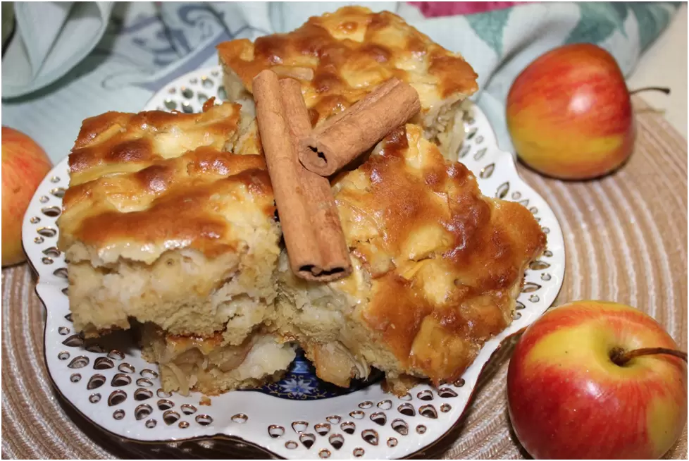 Идеальная шарлотка на кефире