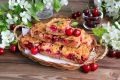 Пирог с творогом и вишней: легкость и вкус в каждом кусочке
